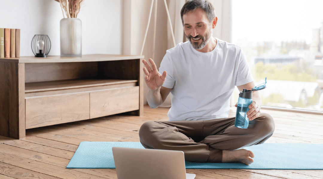 Man on Yoga Mat