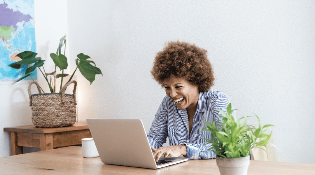 Woman at Laptop