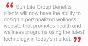 Sun Life Press Release Quote